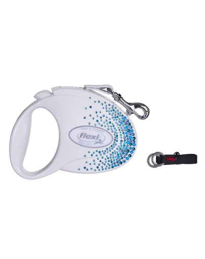 FLEXI Glam Splash Ocean S Lesa pentru caini 3m alb