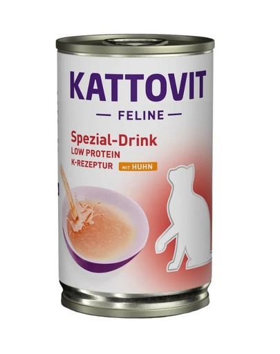 KATTOVIT Cat Diet Drinks Niere-Renal Drink de pui 135 ml pentru pisica