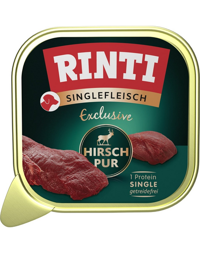 RINTI Singlefleisch Pure 150g hrană monoproteică cu vânat