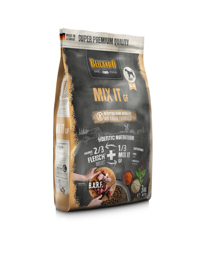 BELCANDO Mix It Grain Free hrana uscata fara cereale pentru caini adulti, talie XS-XL, 3 kg