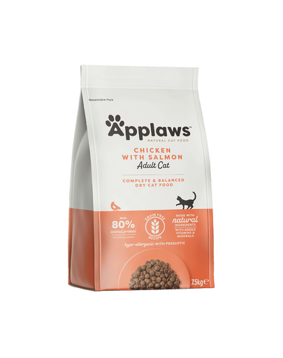 APPLAWS Adult Chicken&Salmon hrana uscata pisici adulte, pui si somon 7,5 kg