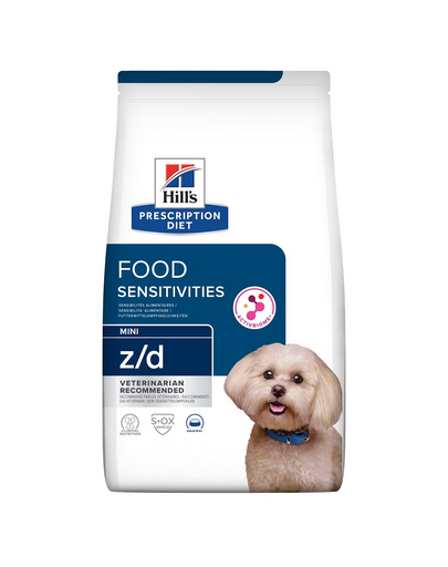 HILL'S Prescription Diet z/d Mini Food Sensitivities 6 kg pentru câini de talie mică
