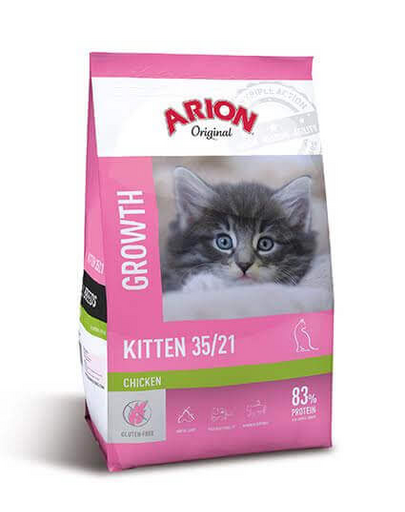 ARION Original Cat Kitten 2 kg hrana pentru pisoi, fara gluten