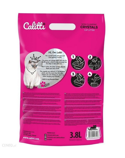 CALITTI Crystals Asternut din silicon pentru litiera 3.8L