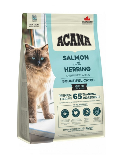 ACANA Bountiful Catch Cat Hrana uscata pisici adulte, cu somon 1,8 kg
