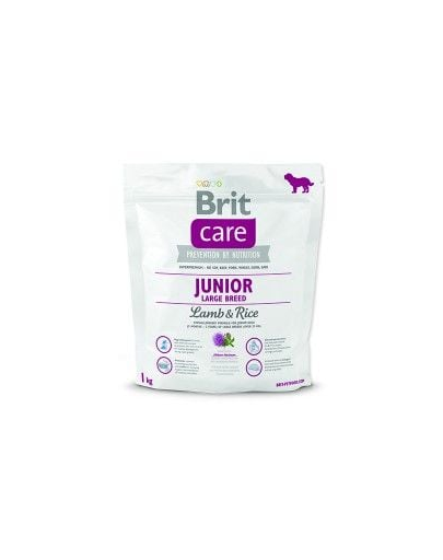 BRIT Care Junior Large Breed Lamb&Rice hrana uscata caini juniori de talie mare, cu miel si orez 1 kg