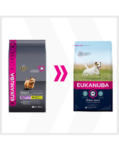 EUKANUBA Adult Small Breeds Chicken 3 kg