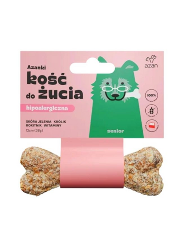 AZANKI Os pentru caini maturi Senior 12cm