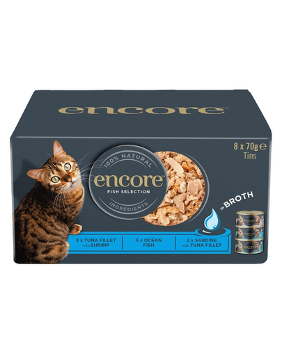 ENCORE Cat Multipak peste in sos plicuri pentru pisica 32x70g