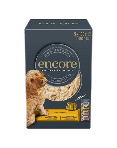 ENCORE Dog Multipak mix plicuri hrana caini 20x100g pui in jeleu