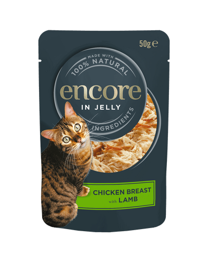 ENCORE Cat Multipak mix plicuri cu pui in jeleu 20x50g pentru pisica