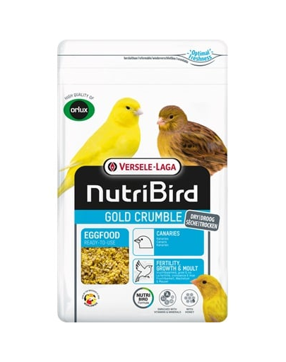 VERSELE-LAGA NutriBird Gold Crumble Canaries 1kg hrana cu ou pentru canari