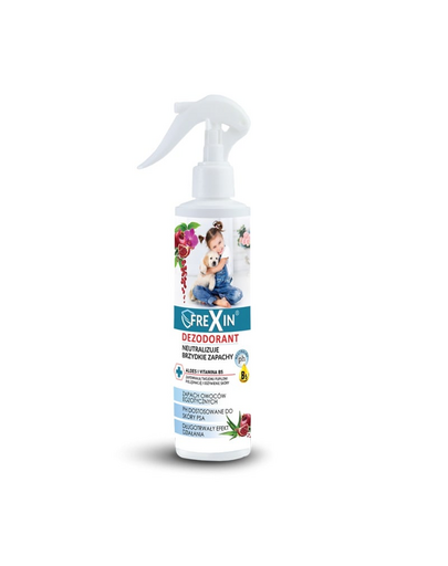 Deodorant mirosuri caini FREXIN 200g cu rodie si aloe