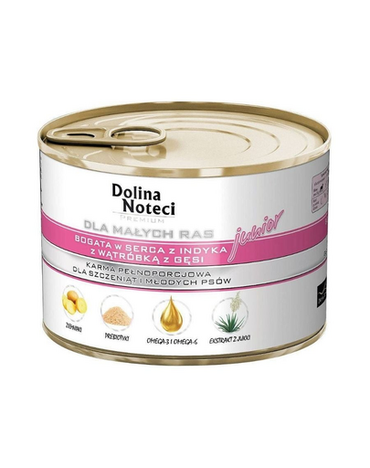 DOLINA NOTECI Premium Junior cu curcan și gâscă, pentru pui de talie mică 185g