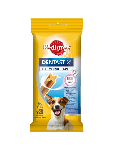 PEDIGREE DentaStix recompensa dentitie caini talie mica 3 buc - 45g