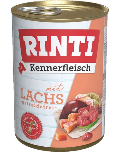 RINTI Kennerfleisch Salmon conserva hrana caini 400 g cu somon