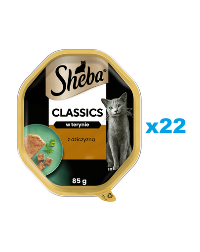 SHEBA Classics tavite 22x85 g hrana pentru pisica, cu vanat