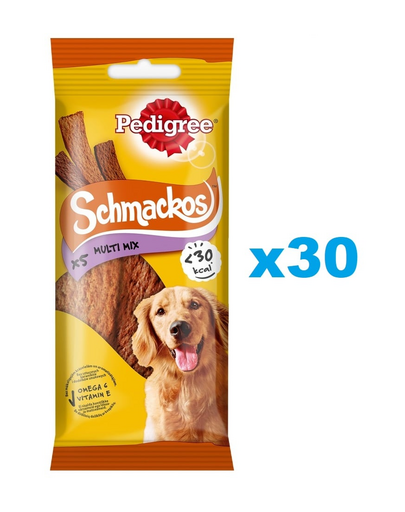 PEDIGREE Schmackos Multi Mix 30x36 g recompense pentru caini