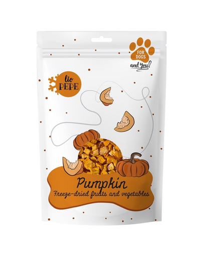 PAKA ZWIERZAKA PEPE Freeze-dried dovleac liofilizat pentru caini si pisici 20g