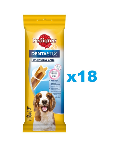 PEDIGREE DentaStix recompense dentare caini talie medie 18x77g