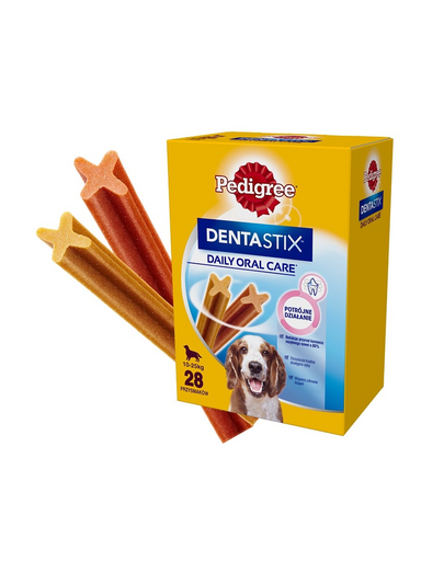 PEDIGREE DentaStix recompensa dentitie caini de talie medie 28 buc