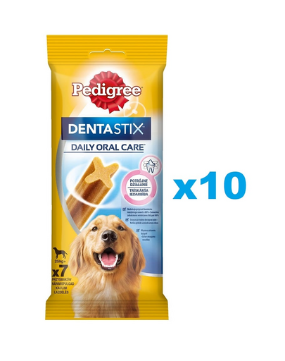 PEDIGREE DentaStix Pachet batoane dentare caine talie mare 10x270g