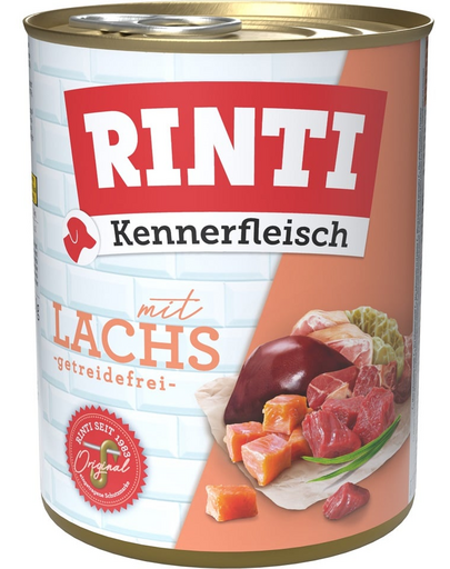 RINTI Kennerfleisch Salmon somon conserva 800 g hrana caini