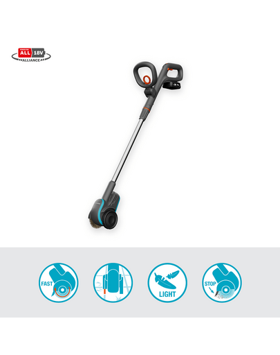 GARDENA Perie eliminare buruiana cu acumulator 1800/18V P4A