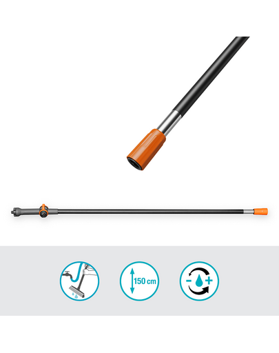 GARDENA Cleansystem Maner M, curatare cu apa suprafete mari
