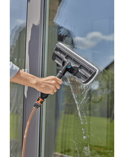 GARDENA Cleansystem stergator geam cu fleece din microfibra si racleta