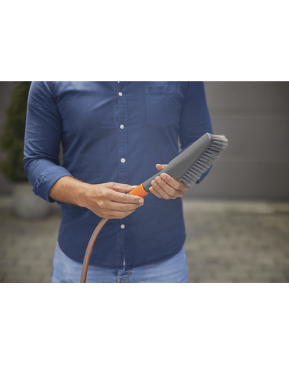 GARDENA Cleansystem perie de mana S moale, conectare la apa
