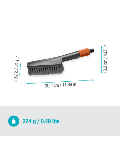 GARDENA Cleansystem perie curatare suprafete mici S cu insertie sapun