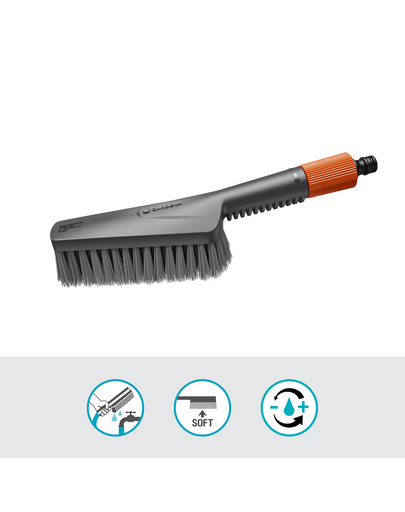 GARDENA Cleansystem perie curatare suprafete mici S cu insertie sapun