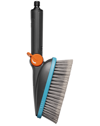 GARDENA Cleansystem Perie manuala de curatare, moale M, conectare la apa, pentru suprafete mici
