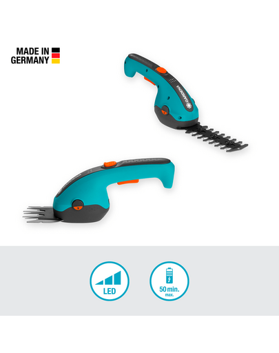 GARDENA Foarfeca pentru iarba si arbusti Battery ClassicCut Li cu baterie