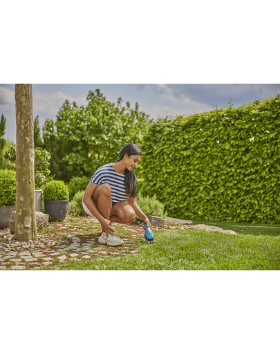 GARDENA Foarfeca cu acumulator pentru gazon si arbusti ClassicCut Li cu maner si roti