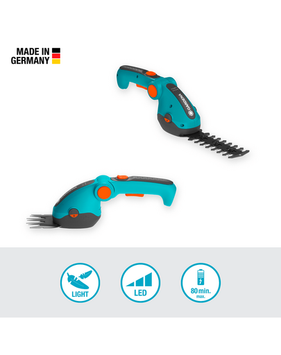 GARDENA Foarfeca cu acumulator pentru iarba si arbusti ComfortCut Li