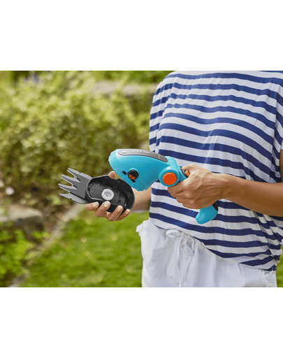 GARDENA Foarfeca pentru margini gazon, cu baterie ComfortCut Li cu maner si roti