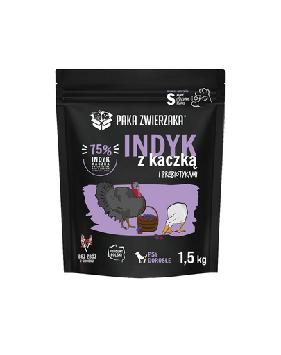 PAKA ZWIERZAKA Seventh Heaven Mini Hrana uscata pentru caini talie mica, cu curcan si rata 1,5 kg