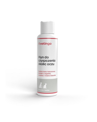VETINGO Solutie curatare ochi caini si pisici 100 ml