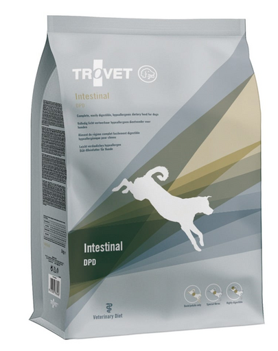 TROVET Intestinal DPD hrană câini alergii digestive 10 kg