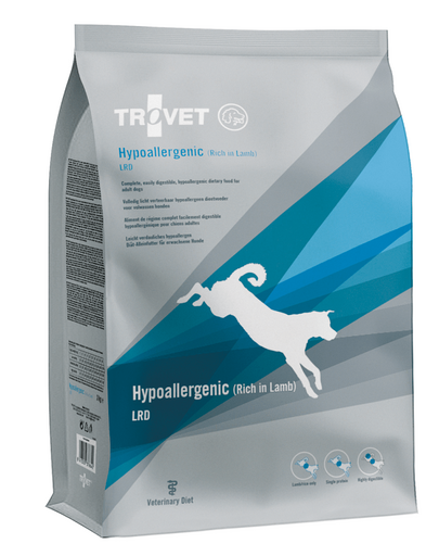 TROVET Hypoallergenic LRD Lamb hrana pentru caini cu miel 3 kg