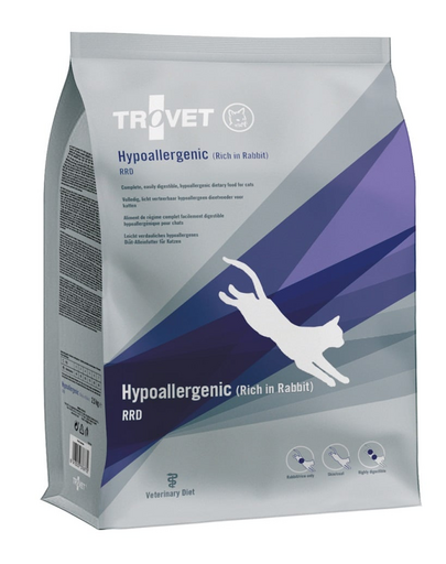 TROVET Hypoallergenic RRD hrană pisici cu iepure 2,5 kg