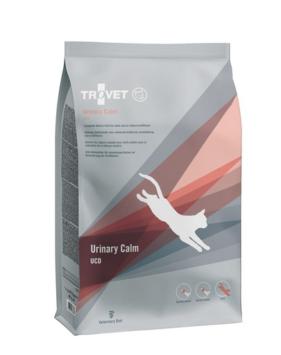 TROVET Urinary Calm UCD hrană pisici tract urinar 2,5 kg