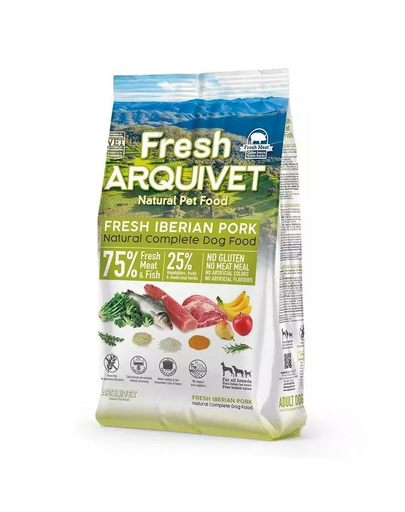 ARQUIVET Fresh Hrana semiumeda pentru caini 2,5 kg porc iberic si peste oceanic