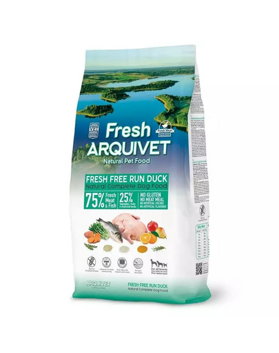 Mancare ARQUIVET Fresh semi-umeda pentru caini 10 kg rata si peste oceanic