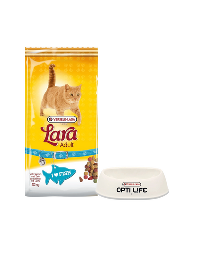 VERSELE-LAGA Lara Adult Salmon 10 kg hrana pisica +  bol GRATIS