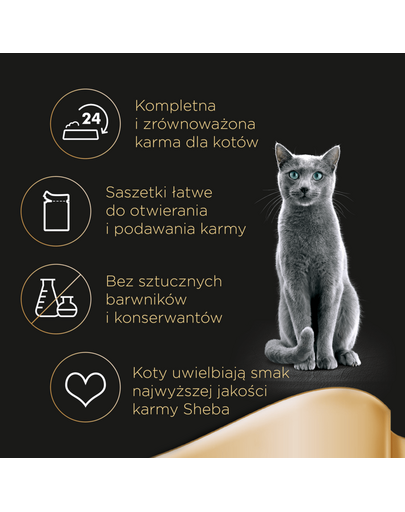 SHEBA Fresh&Fine in sos 6x50g hrana pisica cu ton si cod