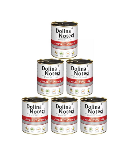 DOLINA NOTECI Premium Bogata in vita 6x800 g alimente umede caini