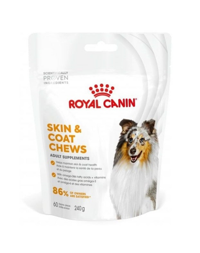 Supliment pentru caini ROYAL CANIN Skin Coat Adult Dog Supplements 240g sanatatea pielii si blanii cainilor adulti